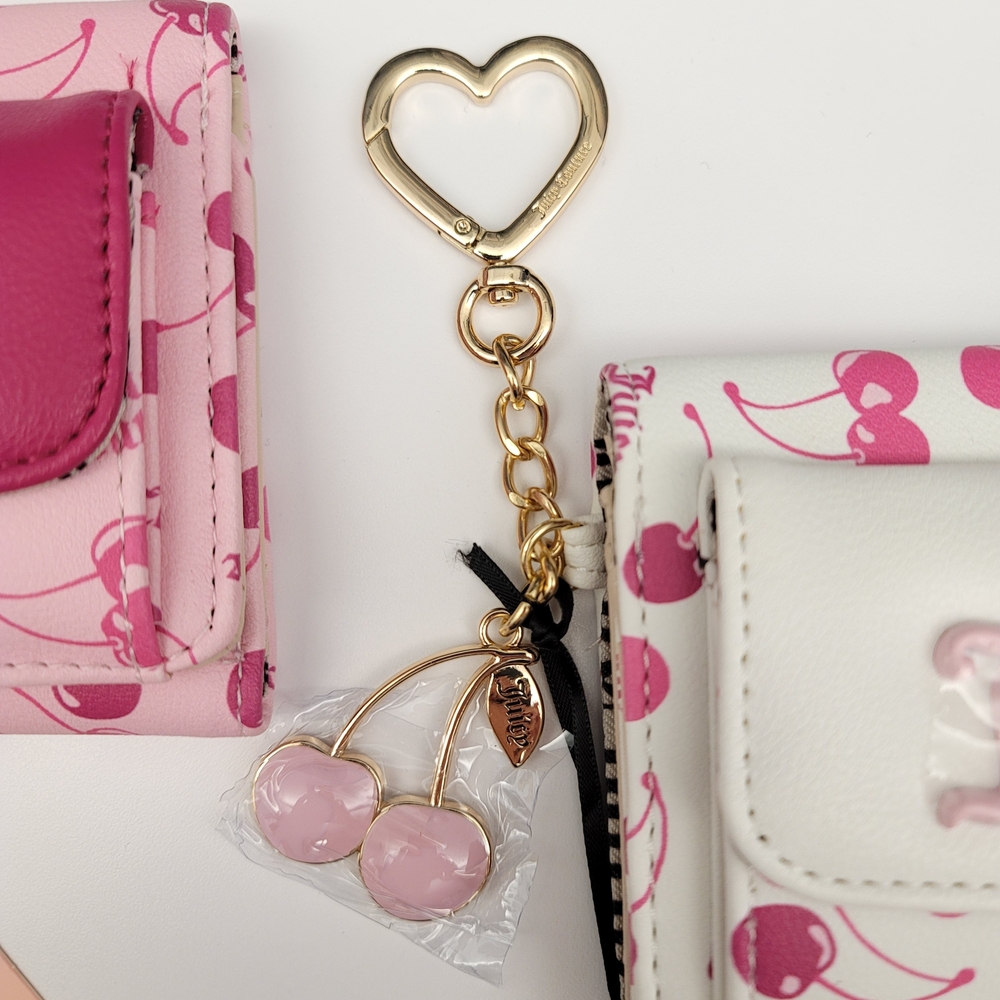 Juicy Couture Pink and White Cherry On Top wallet set - Picture 5 of 8